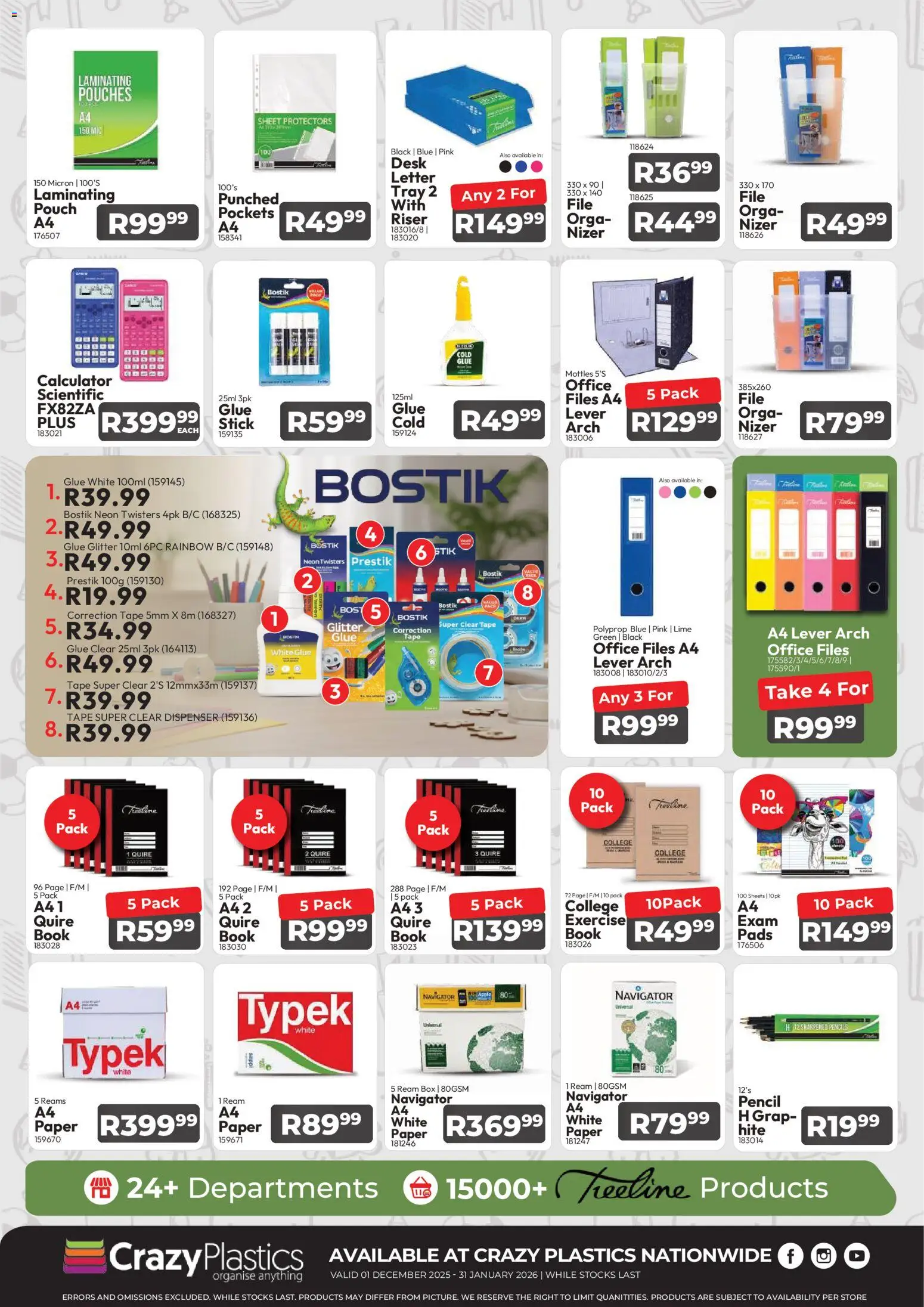 New Crazy Plastics catalogue – valid from 01.12.2025 | Page: 2 | Products: Desk, Arch, Tape, Lime