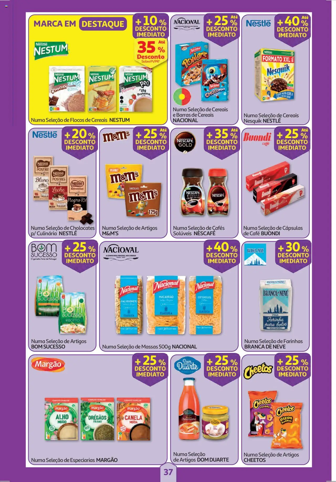 Auchan folheto │ válido de 18.09.2025 | Página: 37 | Produtos: Orégãos, Barras de cereais, Chocolate, Flocos