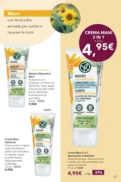 Anteprima del volantino Yves Rocher Catalogo Novità valido a partire dal 30.01.2026 | Pagina: 57 | Prodotti: Balsamo, Crema, Burro