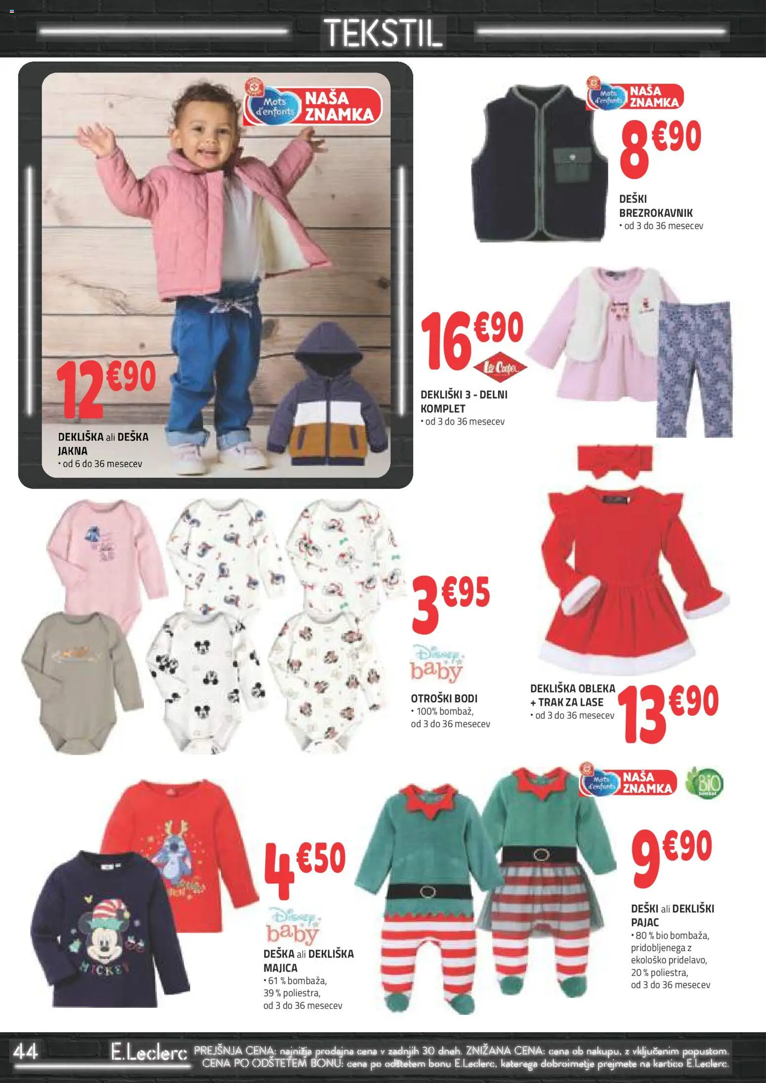 Novi E.leclerc katalog ponudbe – veljaven od 19.11.2025 | Stran: 6 | Izdelki: Majica, Brezrokavnik, Jakna, Obleka