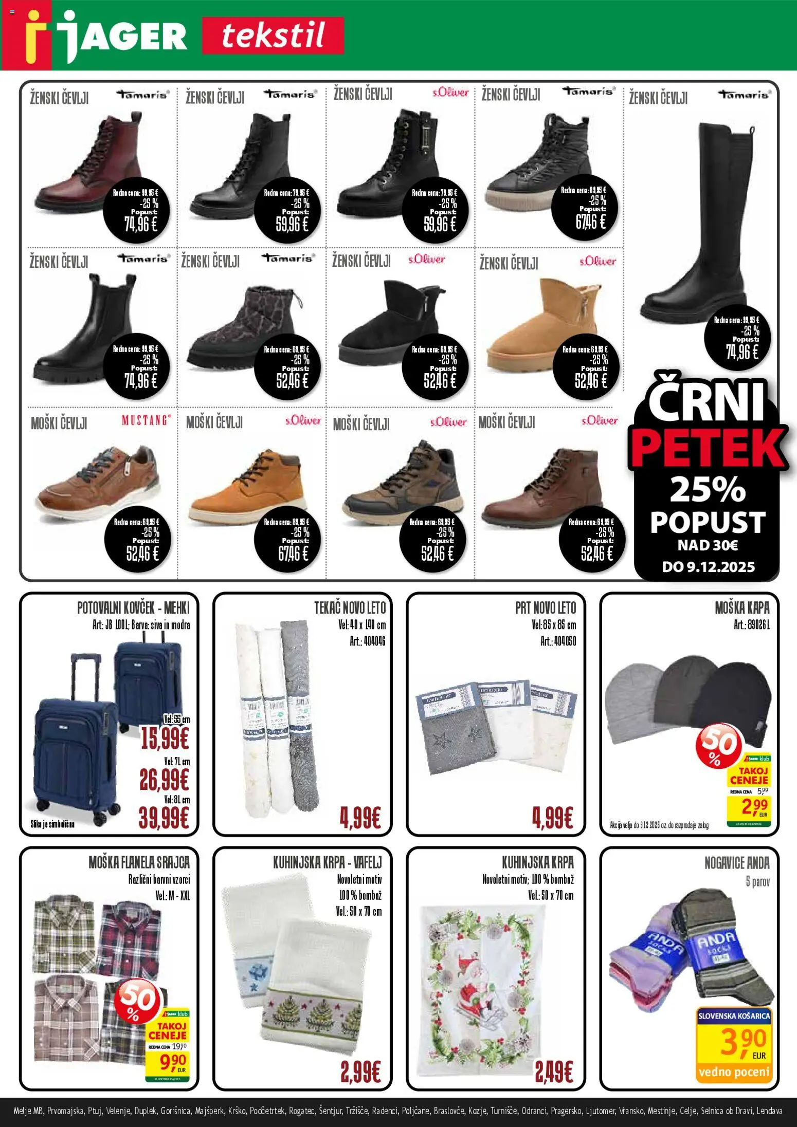 Novi Jager katalog ponudbe – veljaven od 27.11.2025 | Stran: 11 | Izdelki: Tekač, Nogavice, Kovcek, Kapa
