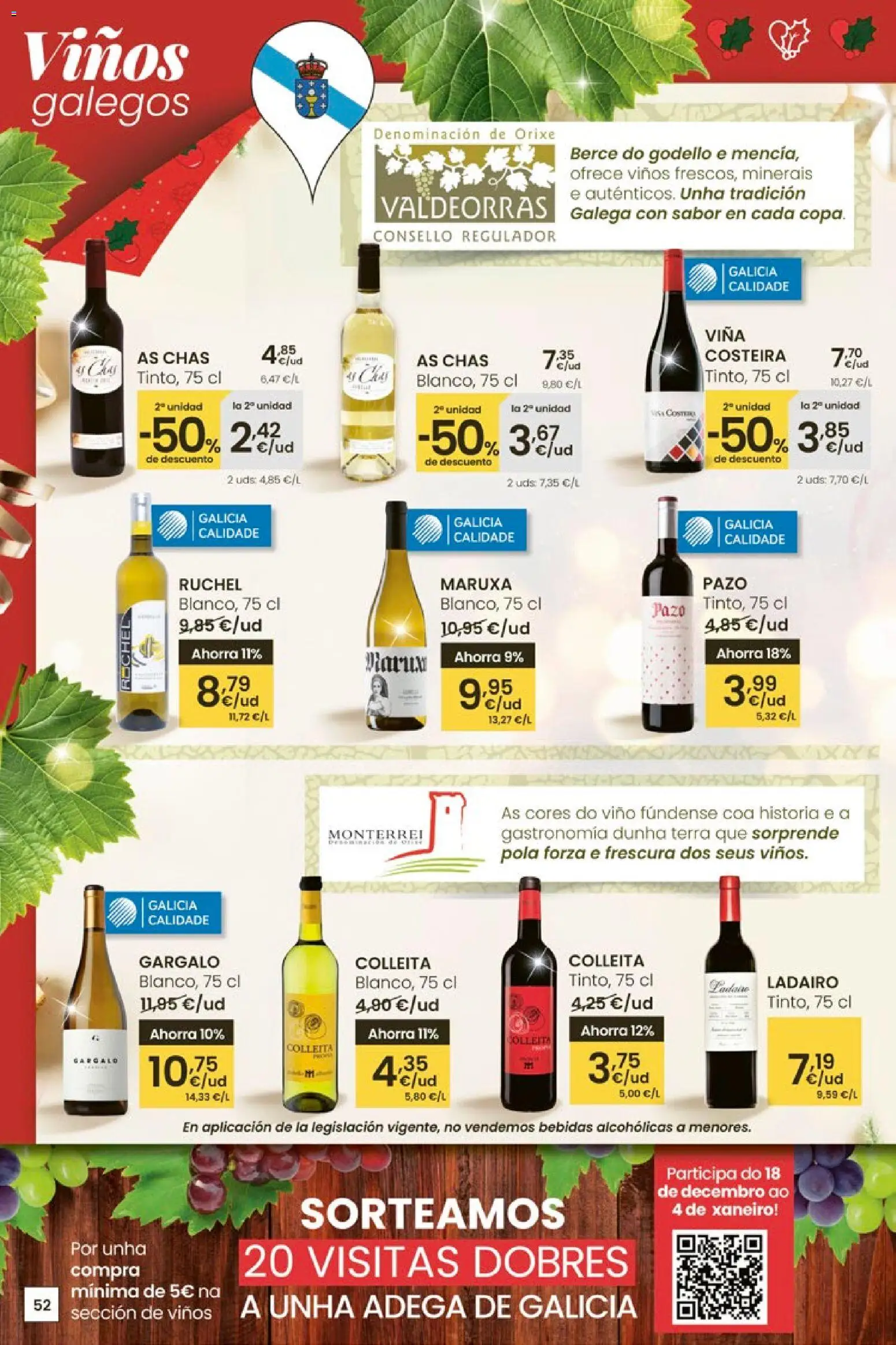 Eroski - Center │ válido desde el 18.12.2025 | Página: 52 | Productos: Vino