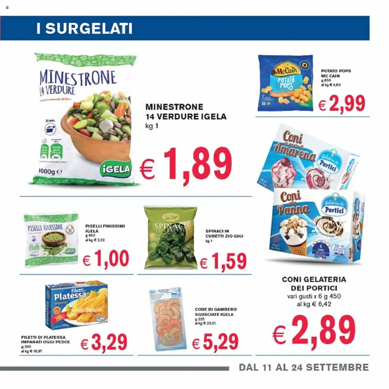 Volantino Coal del 11.09.2025 | Pagina: 5 | Prodotti: Minestrone, Panna, Verdure, Piselli