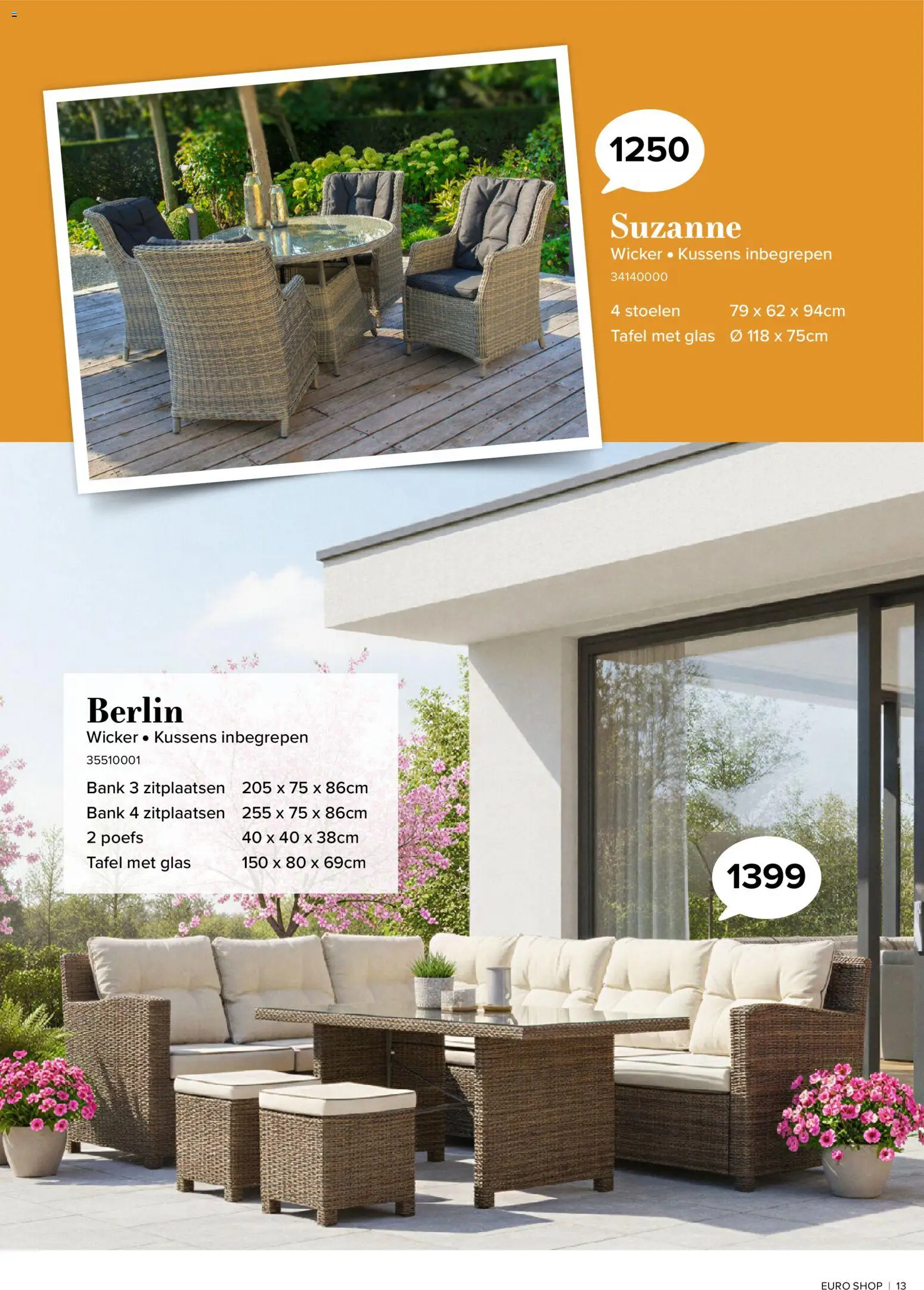 {H1} | Pagina: 13 | Producten: Kussens, Bank, Tafel