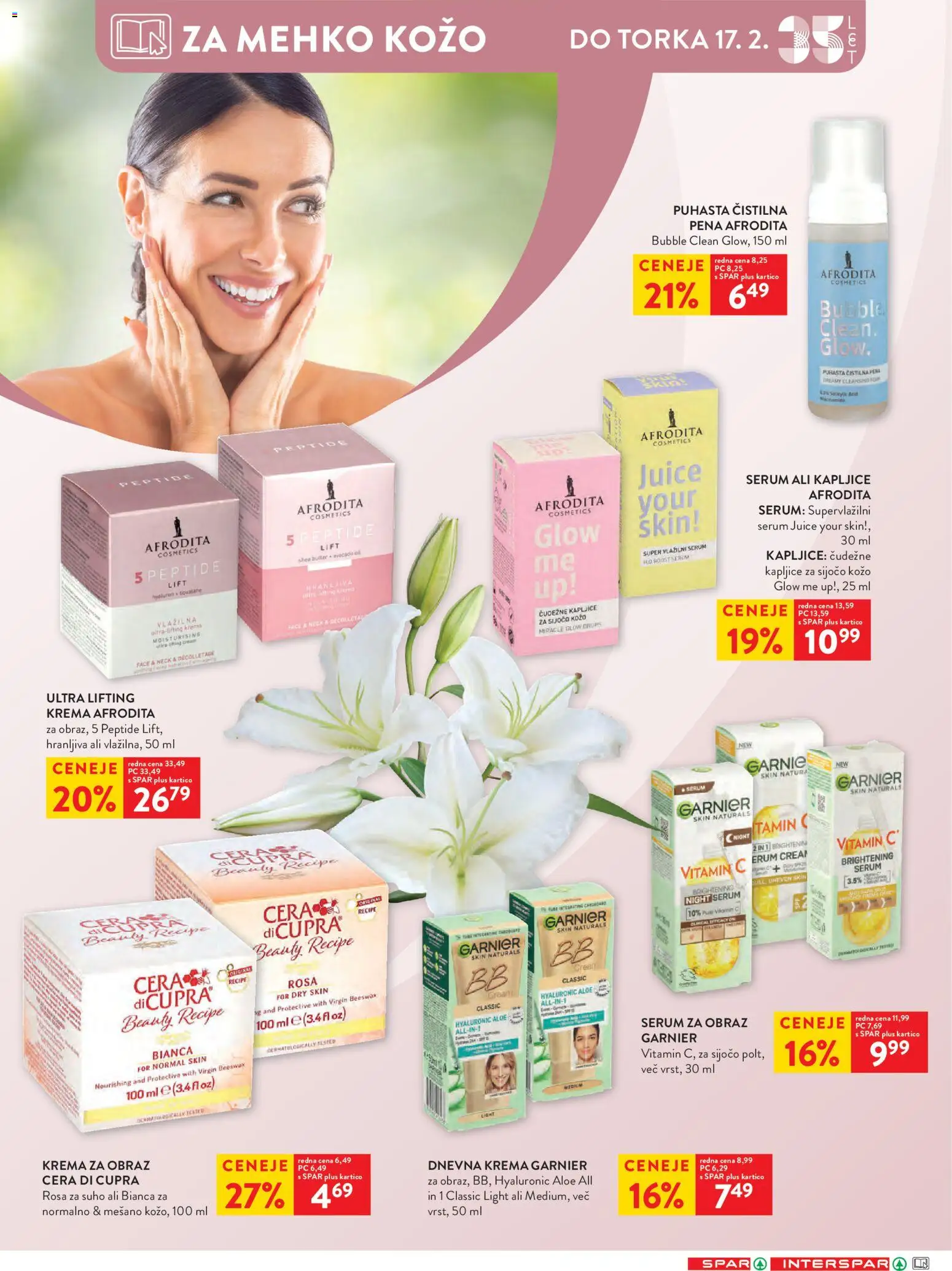 Novi Spar katalog ponudbe – veljaven od 04.02.2026 | Stran: 33 | Izdelki: Krema, Krema za obraz