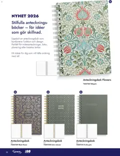 Lyreco - erbjudanden - Förhandsvisning av reklamblad från butik Lyreco aktuell från 01.08.2026 | Sida: 18 | Produkter: Anteckningsbok