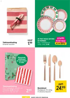 Xenos - Folder - Voorbeeld van een folder van Xenos, geldig van 07.12.2025 | Pagina: 3 | Producten: Servies, Servet, La