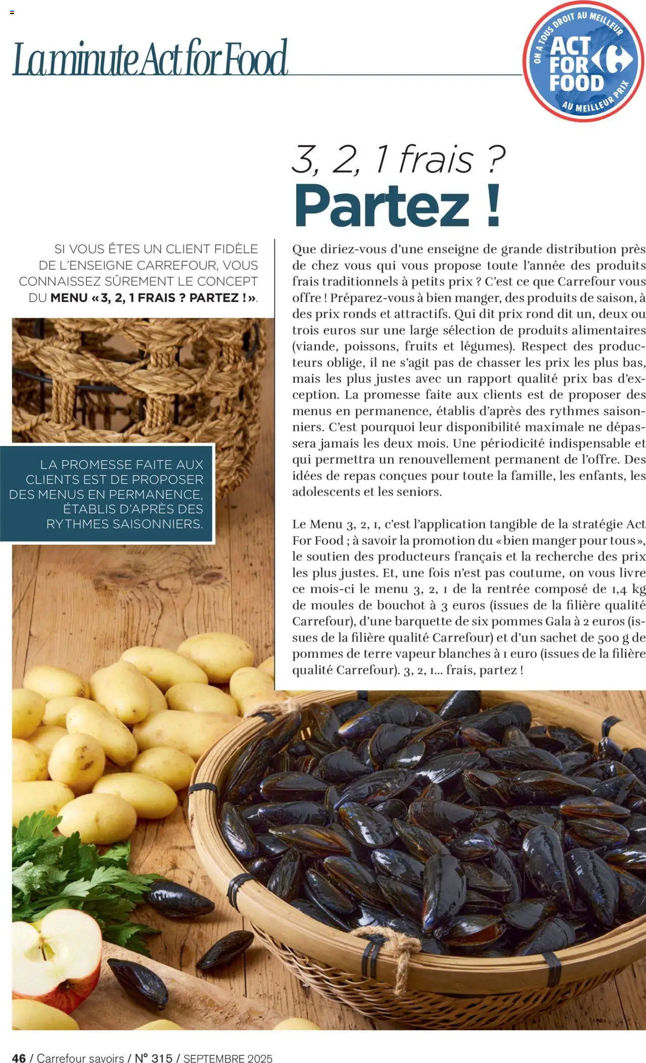  | Page: 46 | Produits: Mais, Moules de bouchot, Pommes, Livre
