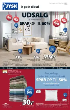 JYSK - Tilbudsavis gyldig fra 16.01.2026