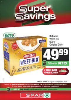 Preview of Spar specials valid from 25.08.2025