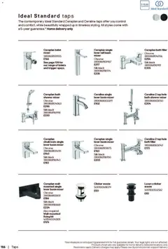 Preview of B&Q - Bathrooms valid from 16.12.2025 | Page: 186 | Products: Bath, Shower, Mixer