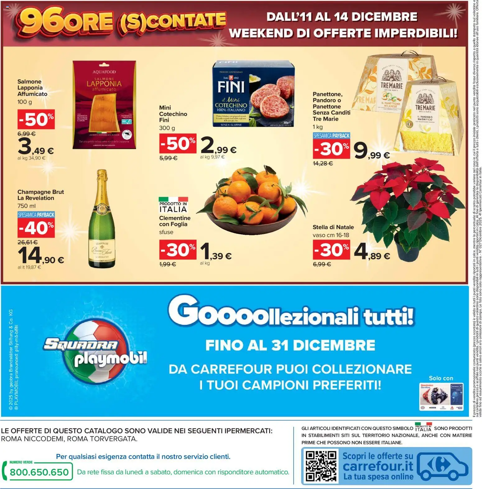 Volantino Carrefour del 02.12.2025 | Pagina: 42 | Prodotti: Panettone, Champagne, Vaso, Cotechino