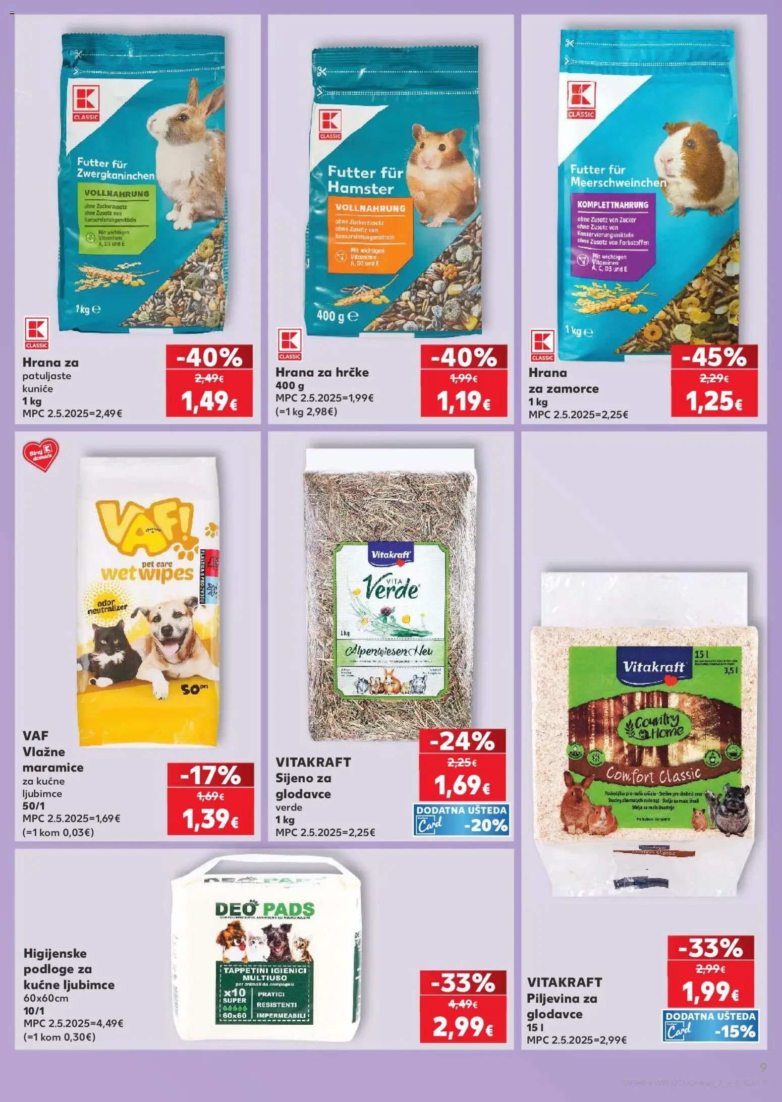 Kaufland katalog | vrijedi od 11.03.2026 | Stranica: 9 | Proizvodi: Vlažne maramice