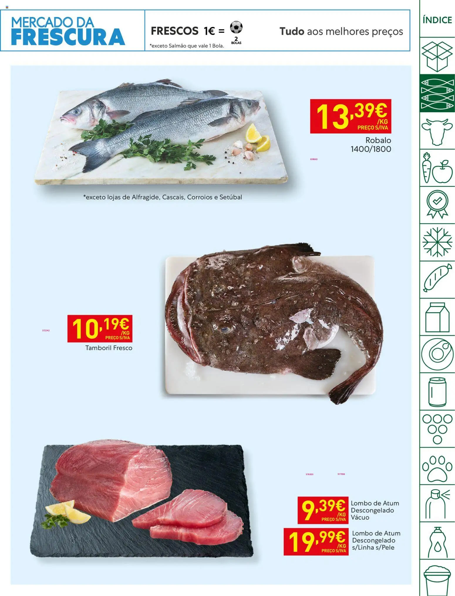 Recheio folheto │ válido de 10.03.2026 | Página: 7 | Produtos: Atum, Salmão, Lombo, Tamboril