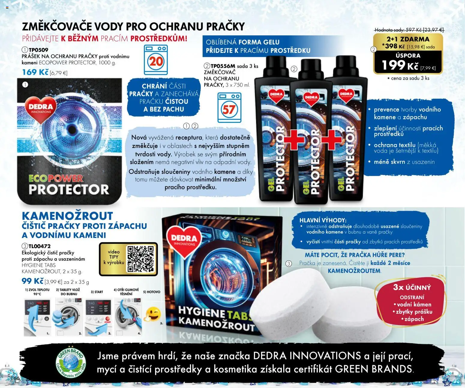 Nové Dedra akcie – leták je platný od 01.11.2025 | Strana: 66 | Produkty: Práčky, Práčka, Video