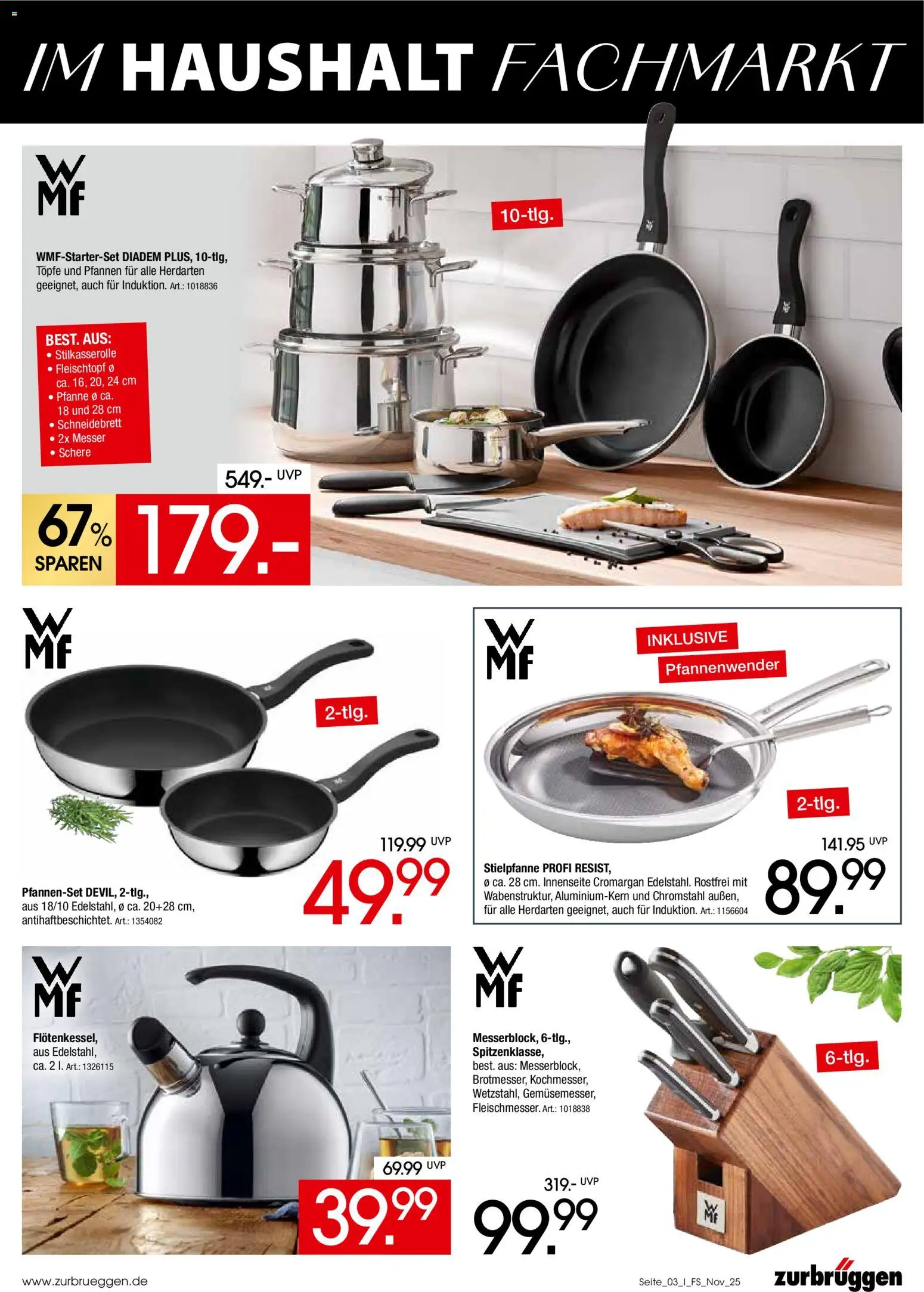 Zurbrüggen Trend-Journal Herbst – gültig ab 01.11.2025 | Seite: 3