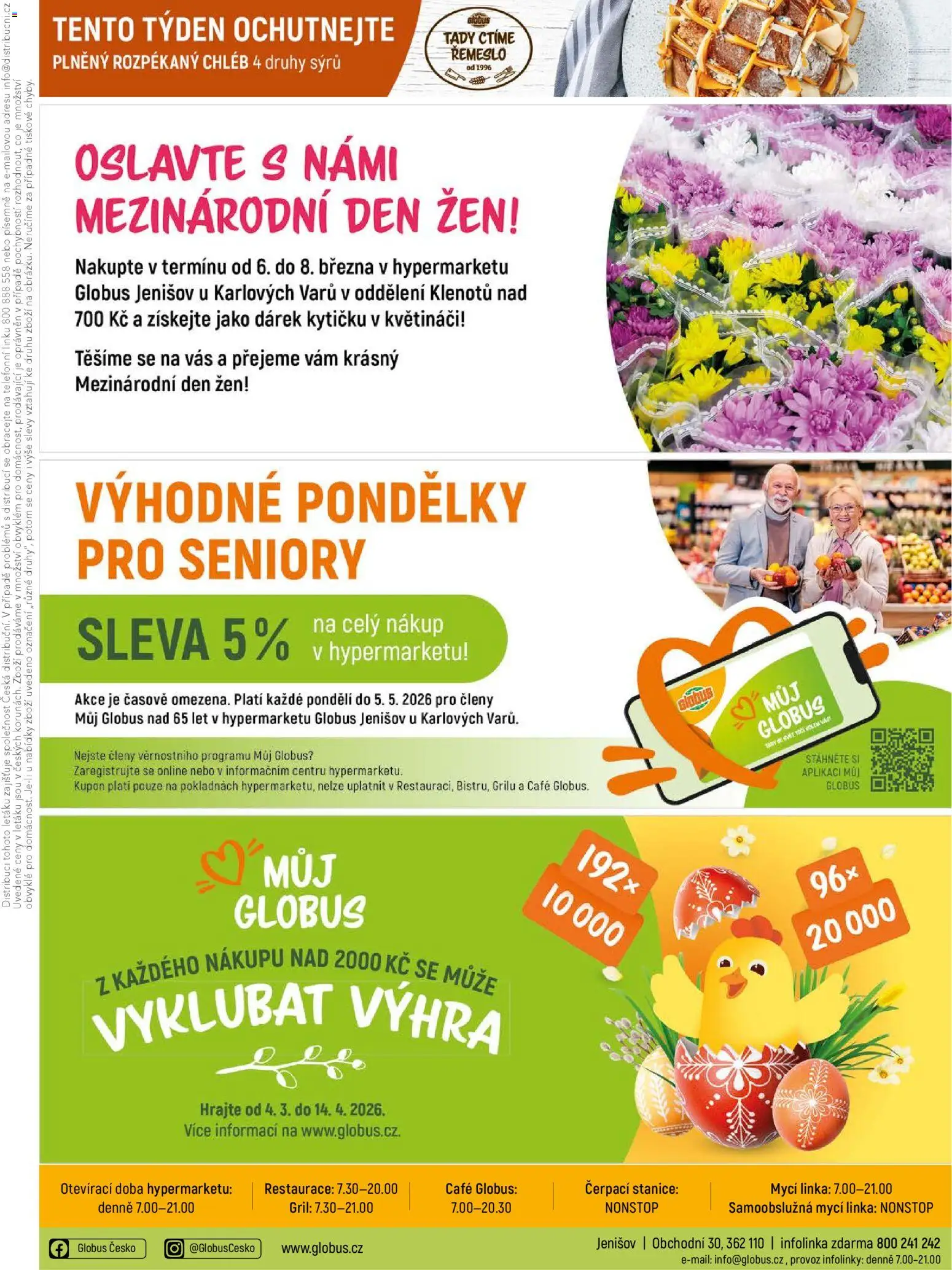 Globus leták - Karlovy Vary od 04.03.2026 | Strana: 29 | Produkty: Globus, Chléb, Gril