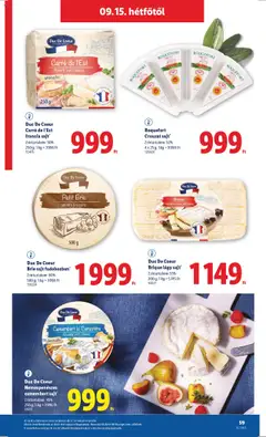 Lidl akciós ujság - amely érvényes a következő dátumtól: 11.09.2025 | Oldal: 59