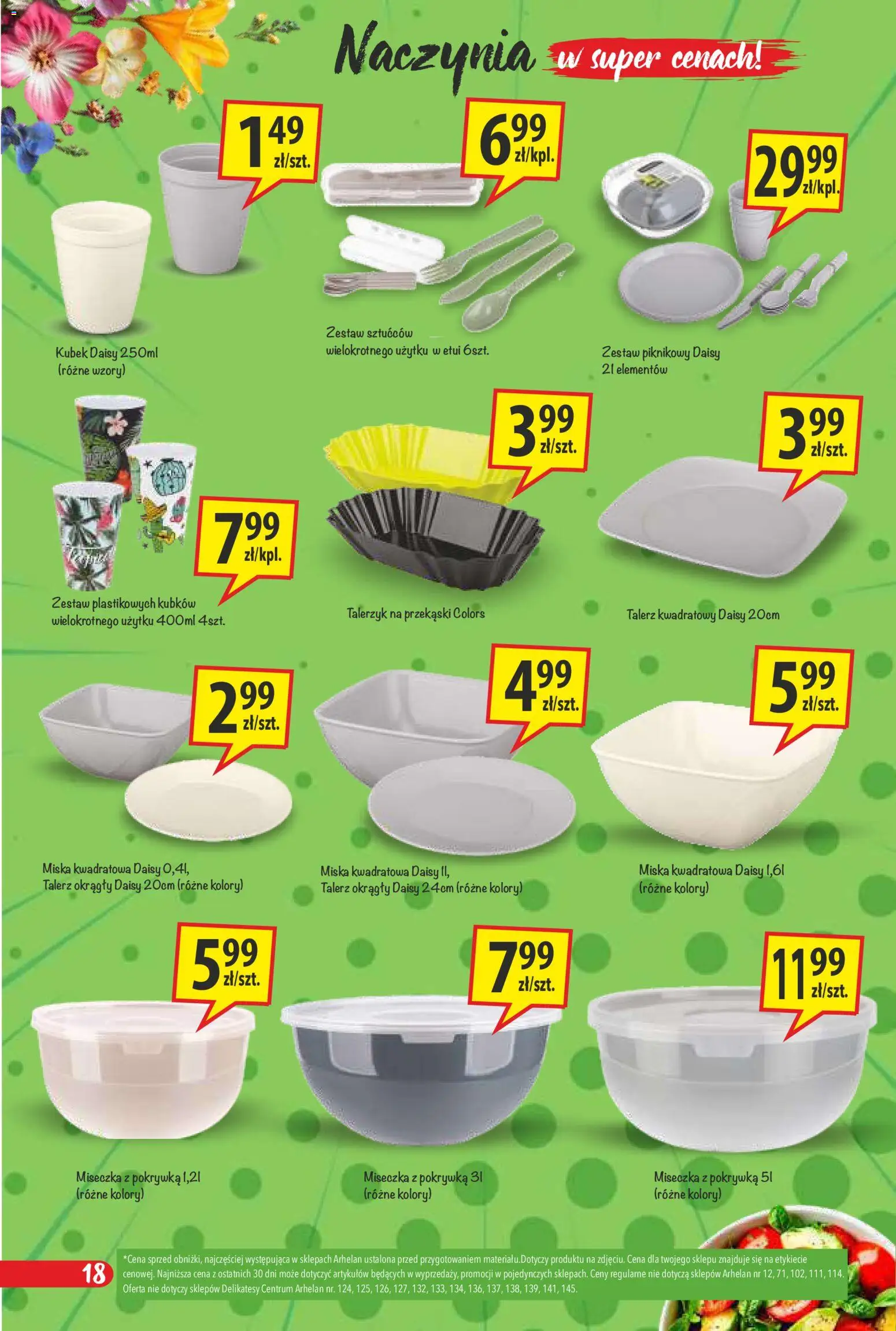 Arhelan gazetka - Grillowanie od 24.04.2026 | Strona: 18 | Produkty: Zestaw piknikowy, Delikatesy