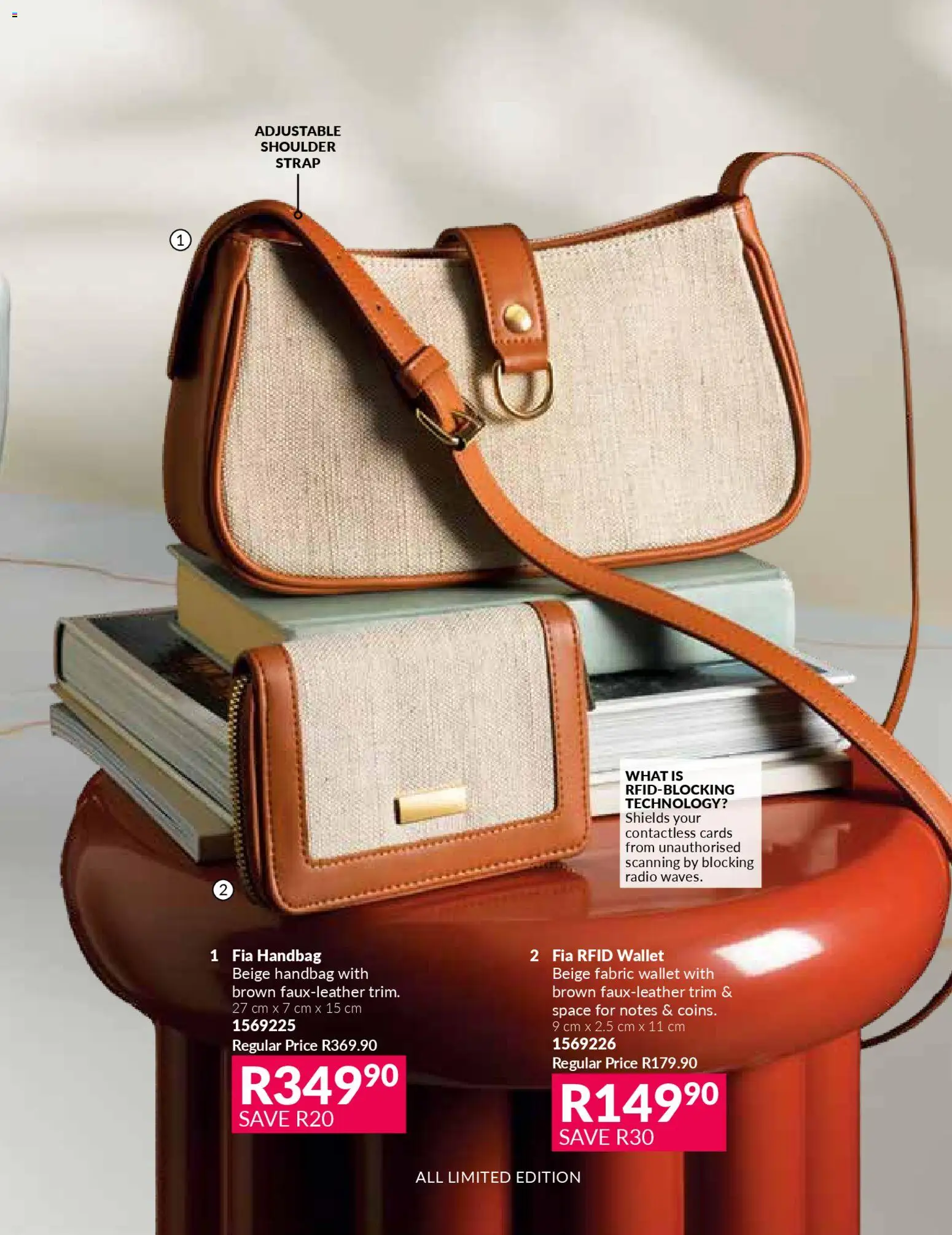 New Avon catalogue – valid from 01.01.2026 | Page: 141 | Products: Radio, Handbag, Wallet