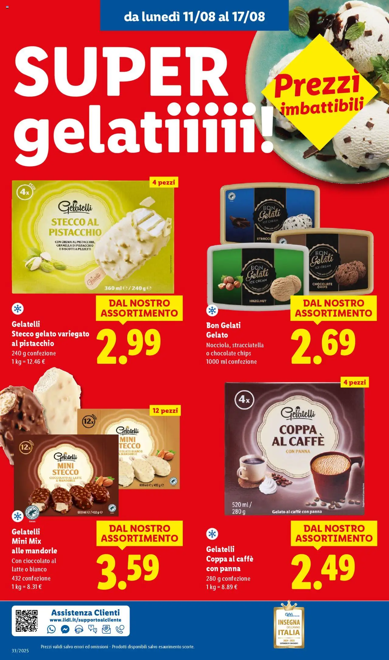 Volantino Lidl del 11.08.2025 | Pagina: 50 | Prodotti: Cioccolato, Panna, Mandorle, Cacao