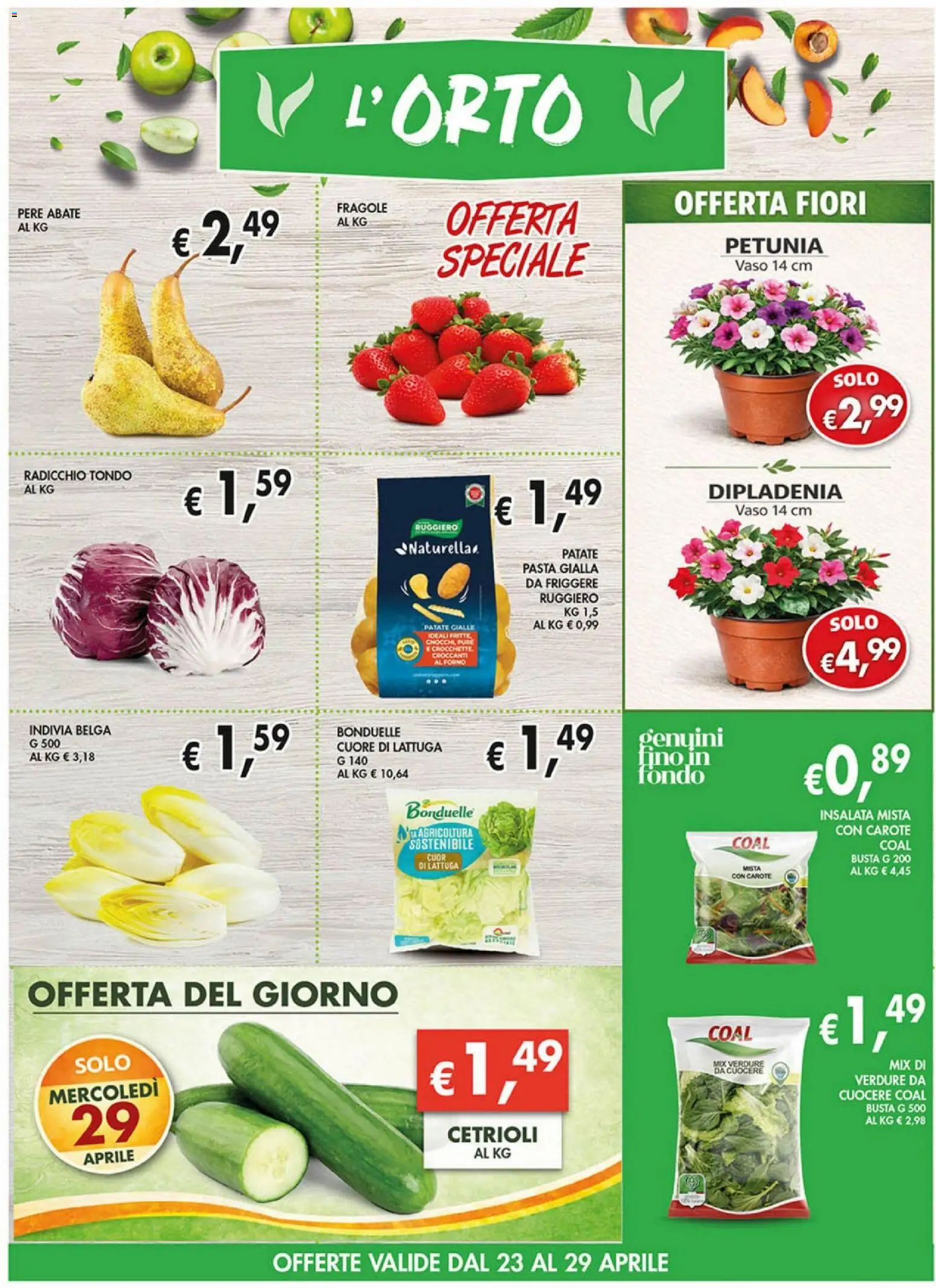 Volantino Coal del 23.04.2026 | Pagina: 6 | Prodotti: Fragole, Cetrioli, Forno, Vaso