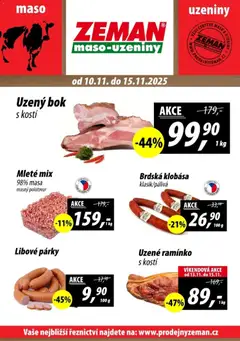 Náhled letáku Prodejny Zeman leták - Plzeň od 10.11.2025