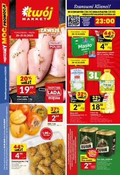 Pogląd oferty "Twój Market Gazetka" - ważna od 29.10.2025