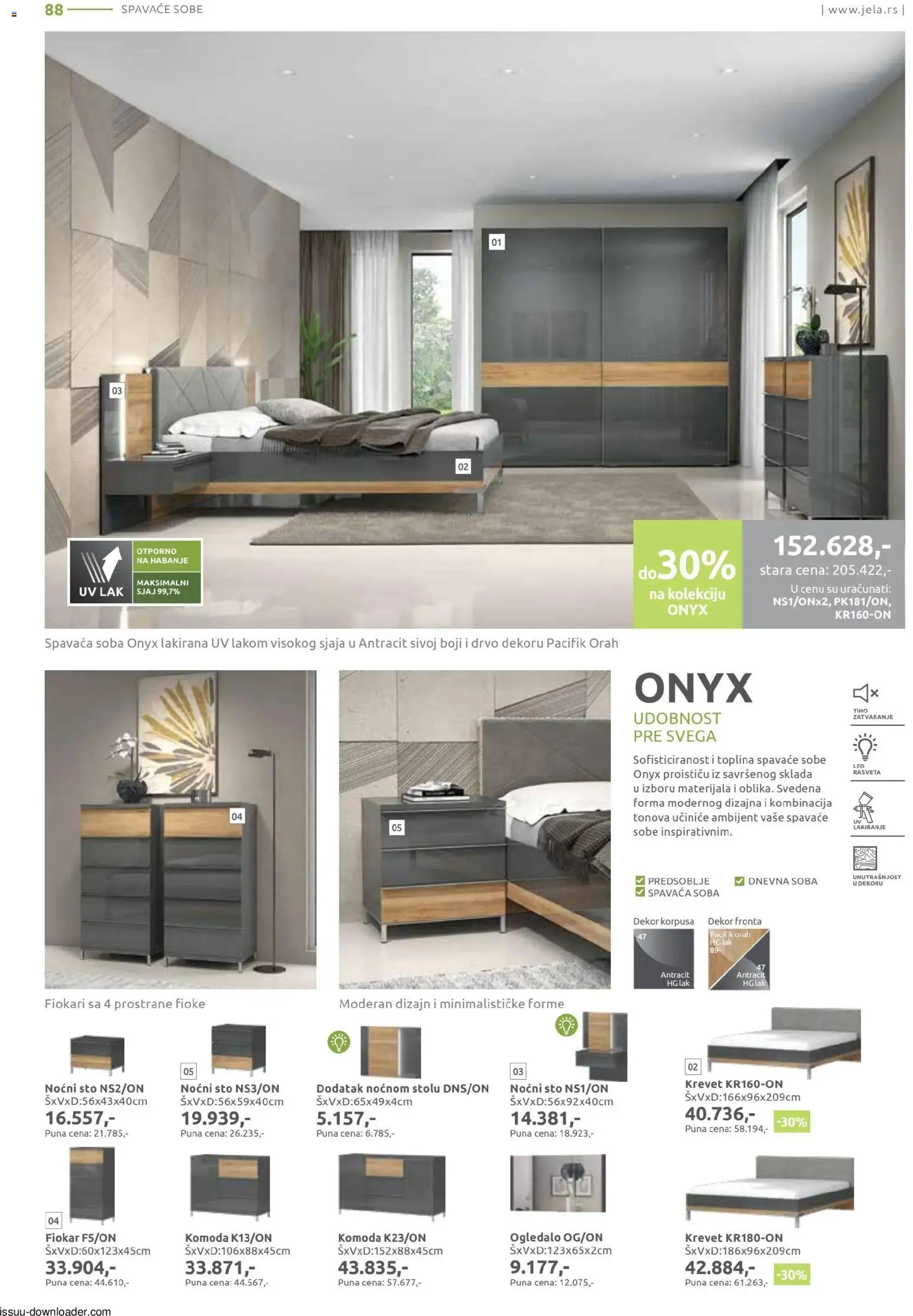 Jela katalog - važi od 09.02.2026 | Strana: 88 | Proizvode: Krevet, Komoda, Sto, Orah