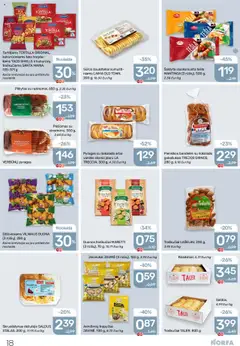 NORFA leidinys galioja nuo 16.10.2025 | Puslapis: 18 | Prekių: Bandelės, Pyragas, Duona, Traškučiai