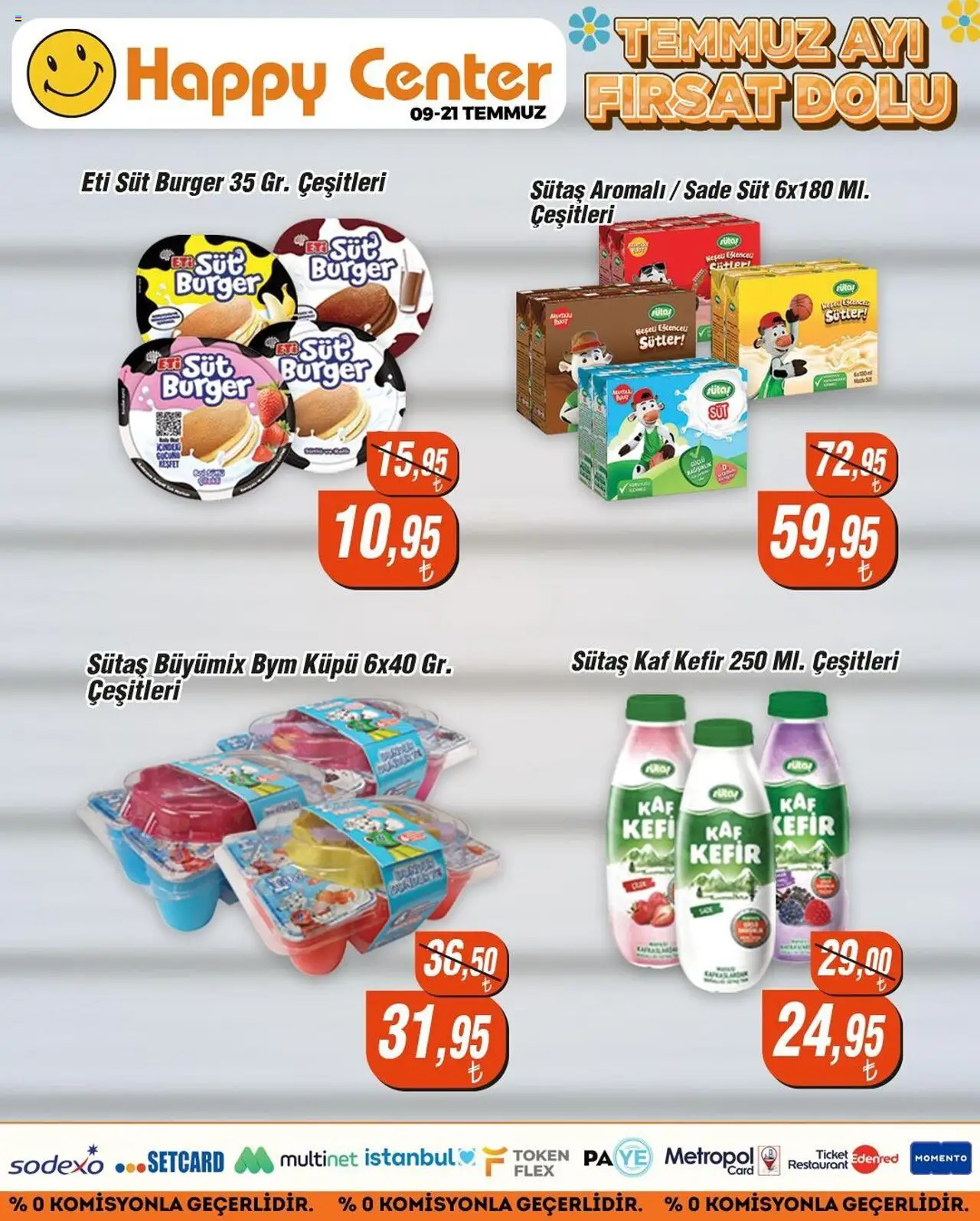 Happy Center Katalog - 09.07.2025 tarihinden itibaren geçerlidir | Sayfa: 38 | Ürünler: Kefir, Süt