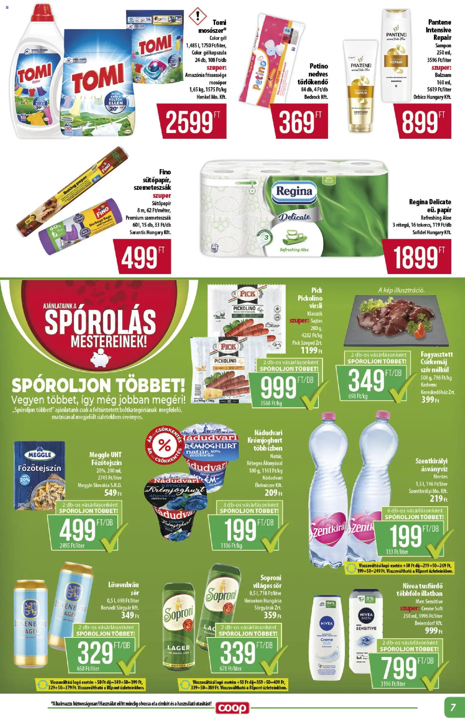 COOP akciós ujság - amely érvényes a következő dátumtól: 19.02.2026 | Oldal: 7