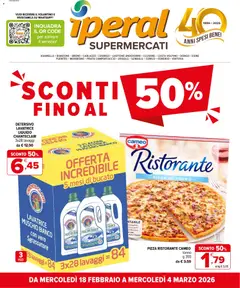 Anteprima del volantino Volantino Iperal	 valido a partire dal 18.02.2026
