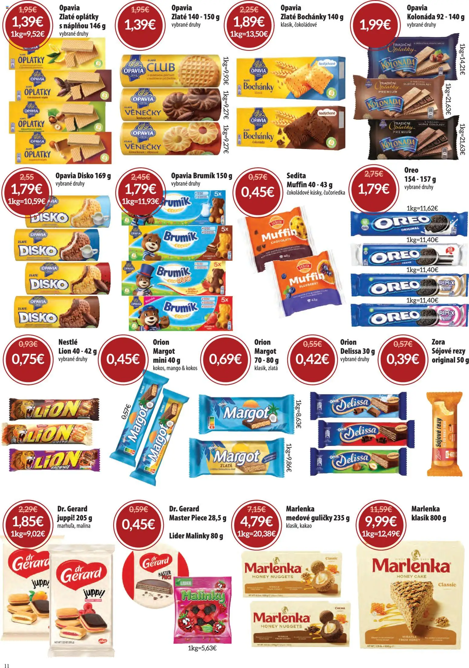 Nové Nitrazdroj akcie – leták je platný od 01.04.2026 | Strana: 11 | Produkty: Čokoláda, Marlenka, Mango, Kakao