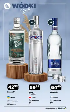 Pogląd oferty "Netto gazetka - Alkohole mocne" - ważna od 10.11.2025 | Strona: 9 | Produkty: Vodka, Wódka