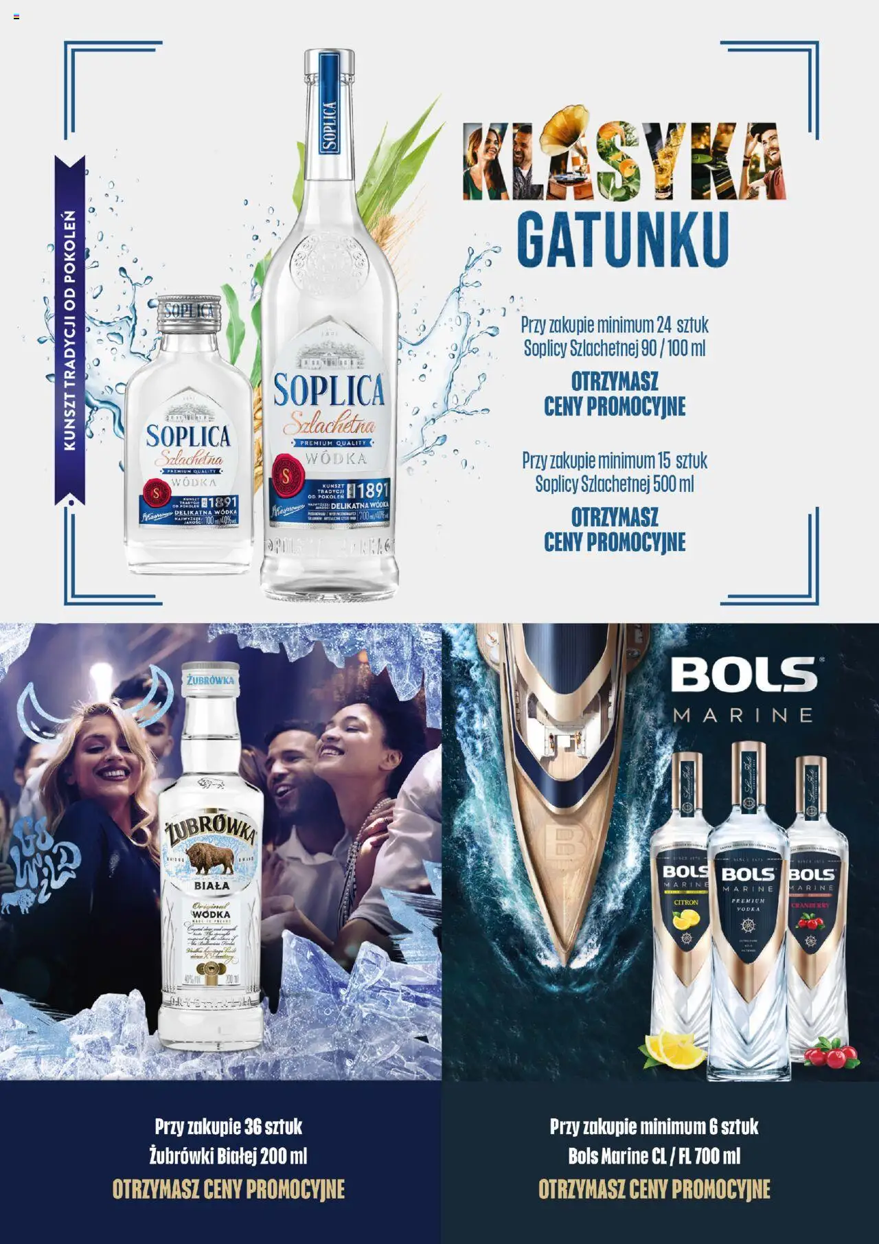 Eurocash Gazetka - Katalog Alkoholowy od 01.06.2025 | Strona: 7 | Produkty: Żubrówka, Vodka, Wódka