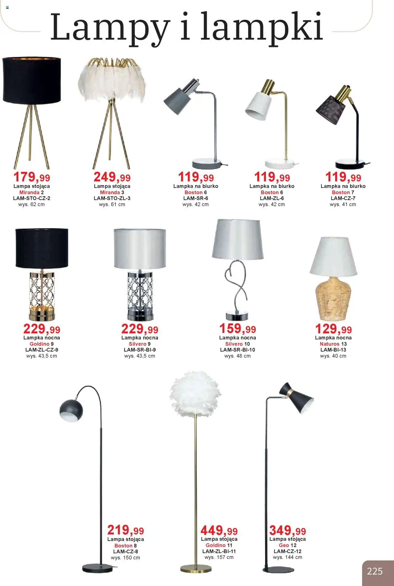 Bodzio Katalog od 01.10.2025 | Strona: 225 | Produkty: Lampki, Biurko, Lampa, Lampka na biurko