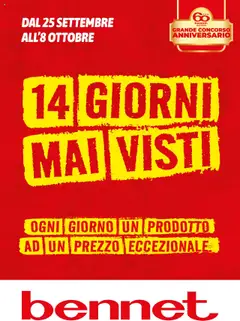 Anteprima del volantino Volantino bennet	 valido a partire dal 25.09.2025