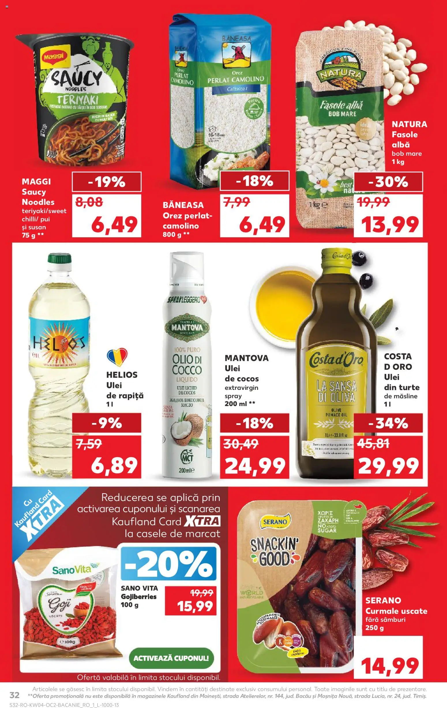 Noul catalog Kaufland – valabil de la 21.01.2026 | Pagină: 32 | Produse: Hacıyatmaz Kedi Oyuncağı, Orez, Fasole albă, Sos