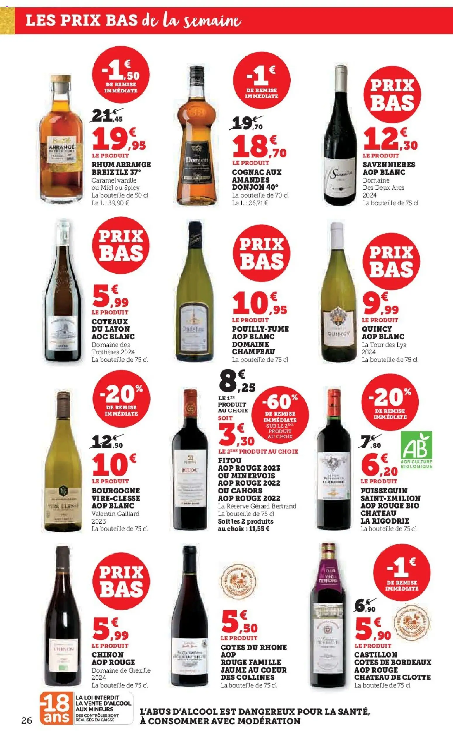 {H1} | Page: 26 | Produits: Arcs, Miel, Rhum, Amandes