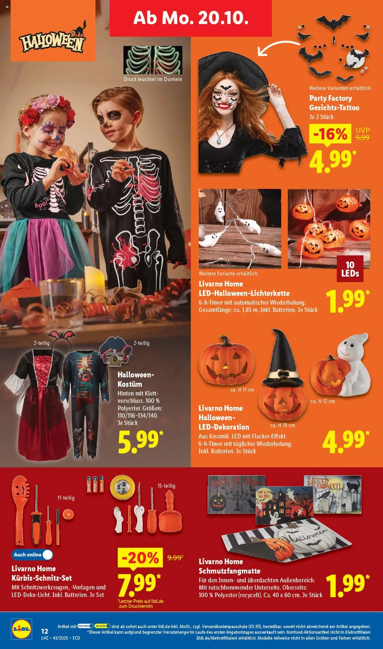 Lidl - Prospekt – gültig ab 20.10.2025 | Seite: 6 | Produkte: Schmutzfangmatte