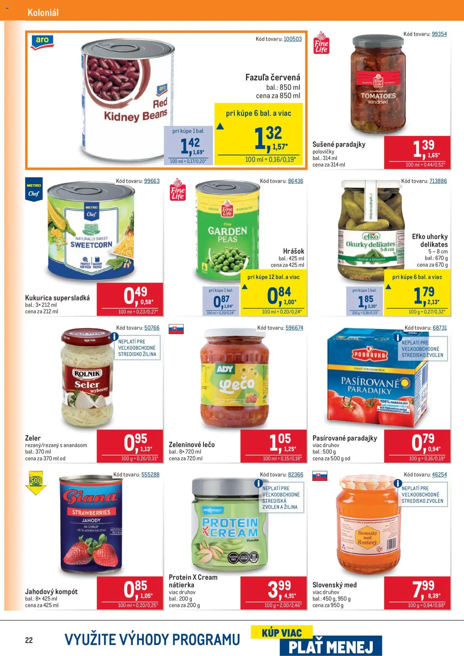 Nové Metro akcie – leták je platný od 14.01.2026 | Strana: 22 | Produkty: Pizza, Paradajky, Kukurica, Zeler