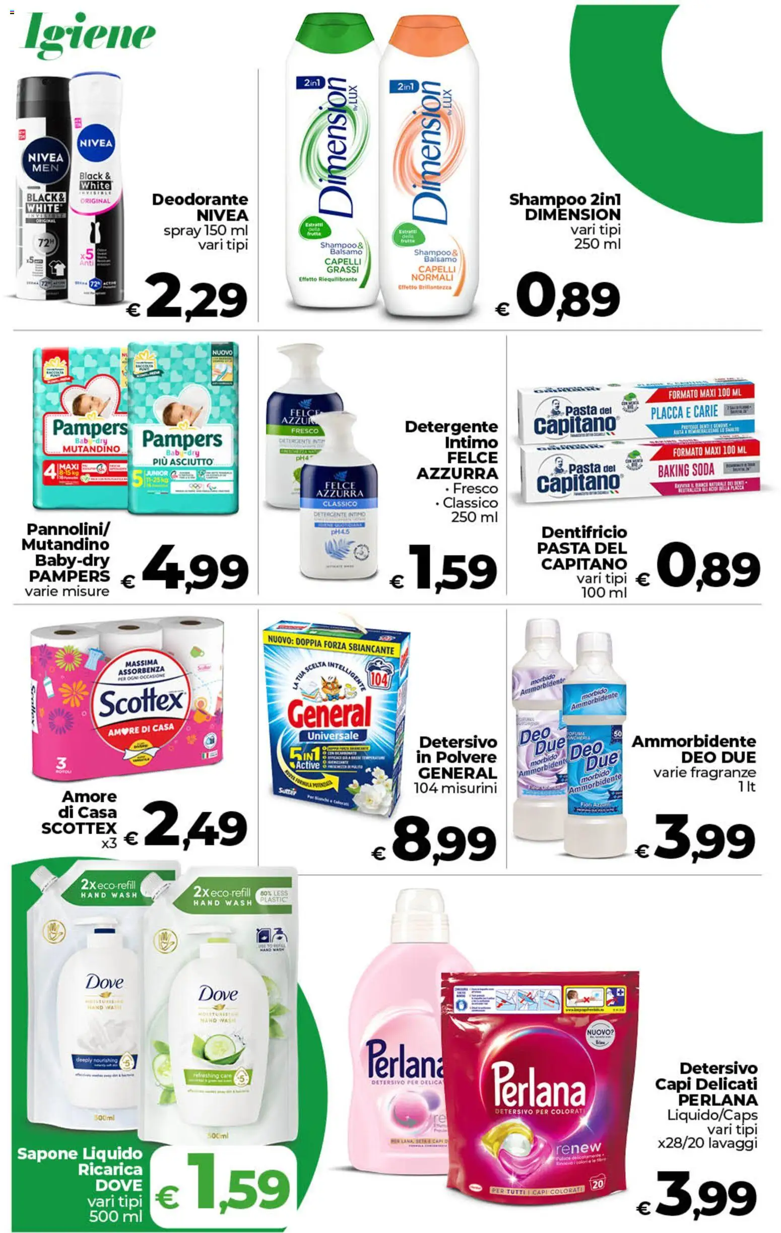 Volantino COOP del 24.02.2026 | Pagina: 19 | Prodotti: Balsamo, Ammorbidente, Detergente, Pasta