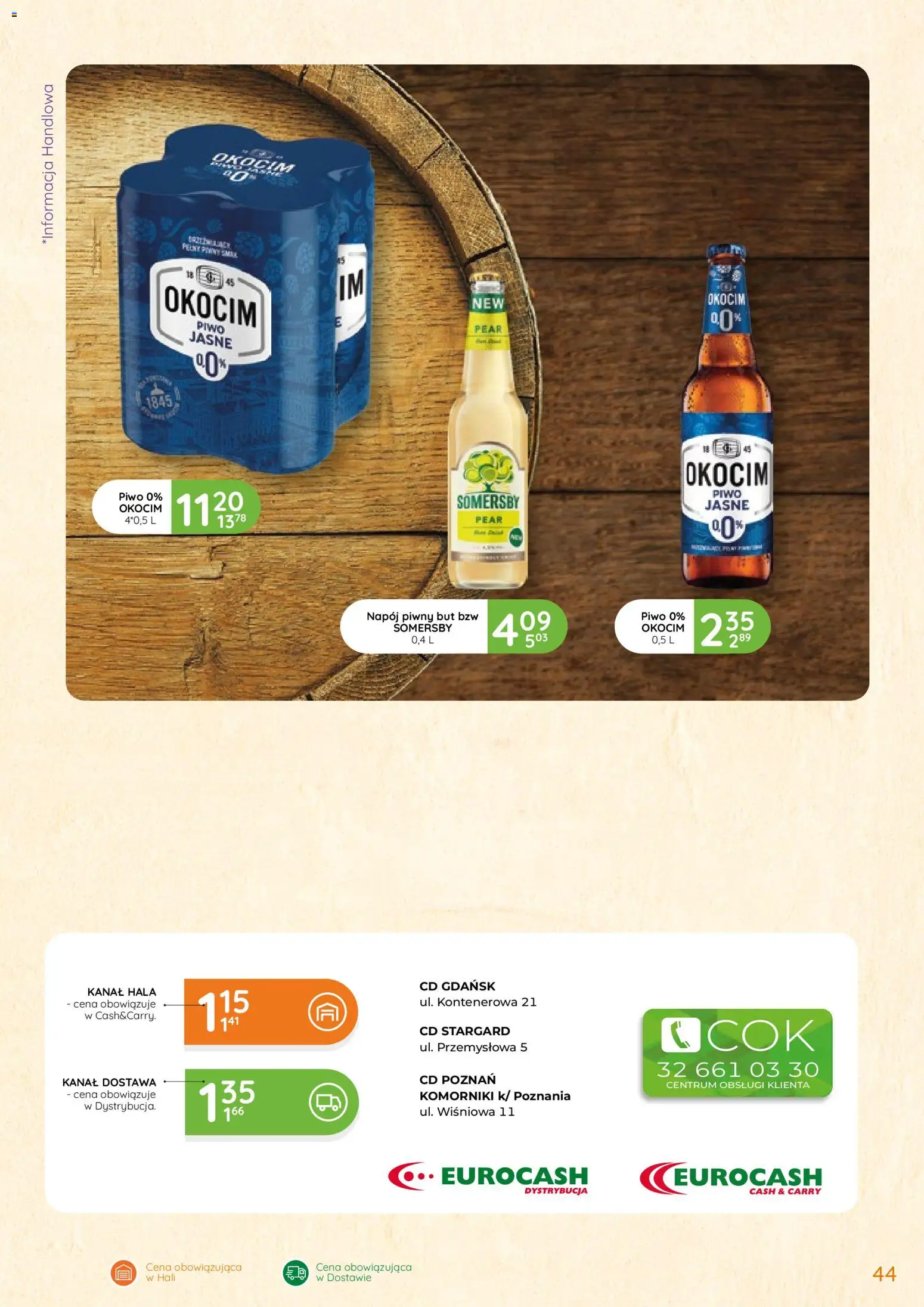 Eurocash Gazetka - Oferta Handlowa od 12.02.2026 | Strona: 44 | Produkty: Piwo, Somersby