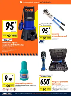 Vista previa Obramat folleto válido desde el 02.12.2025 | Página: 12 | Productos: Prensa, Batería