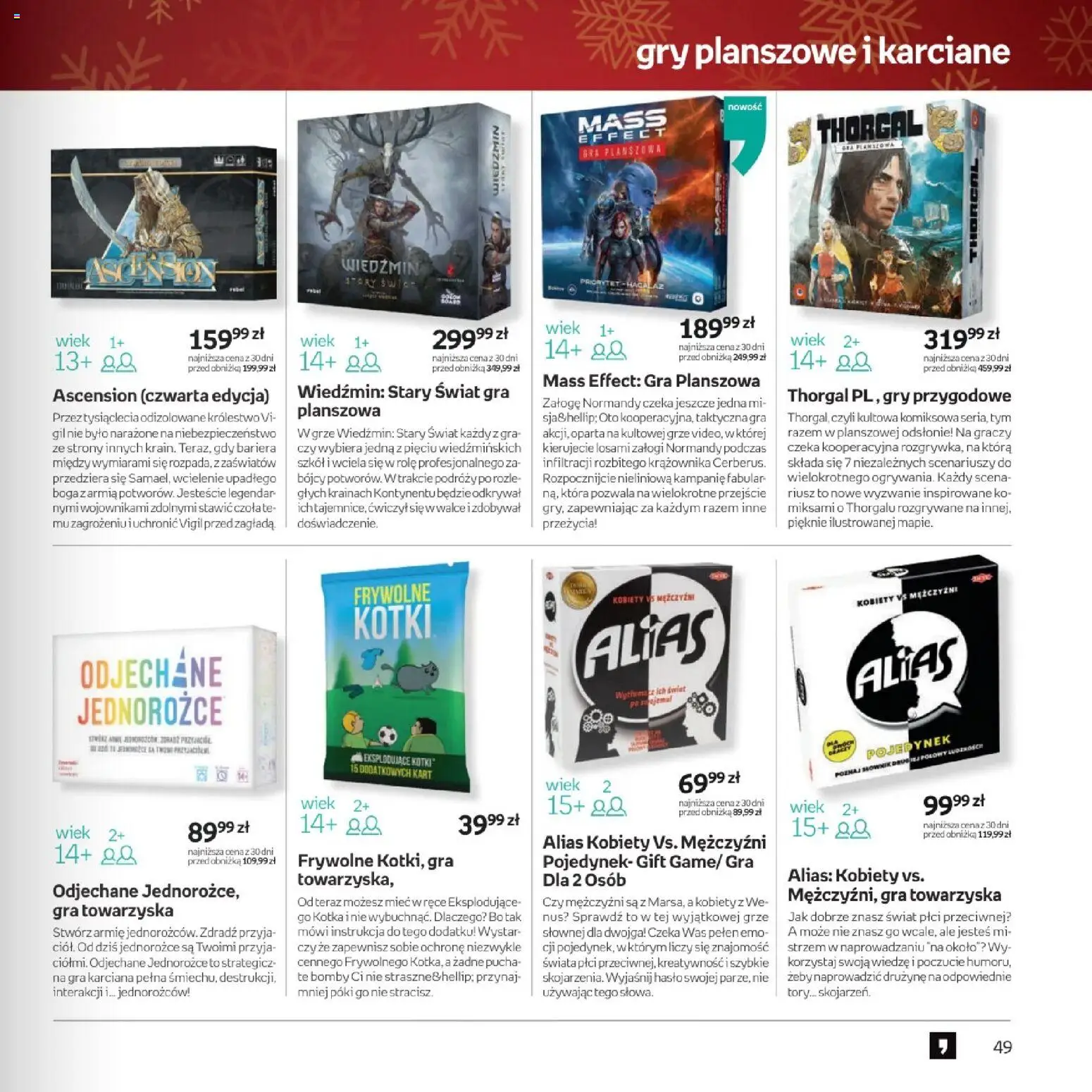 Empik promocje - Witaj w klubie znajdujących trafione prezenty dla każdego od 10.12.2025 | Strona: 49 | Produkty: Gra, Gry