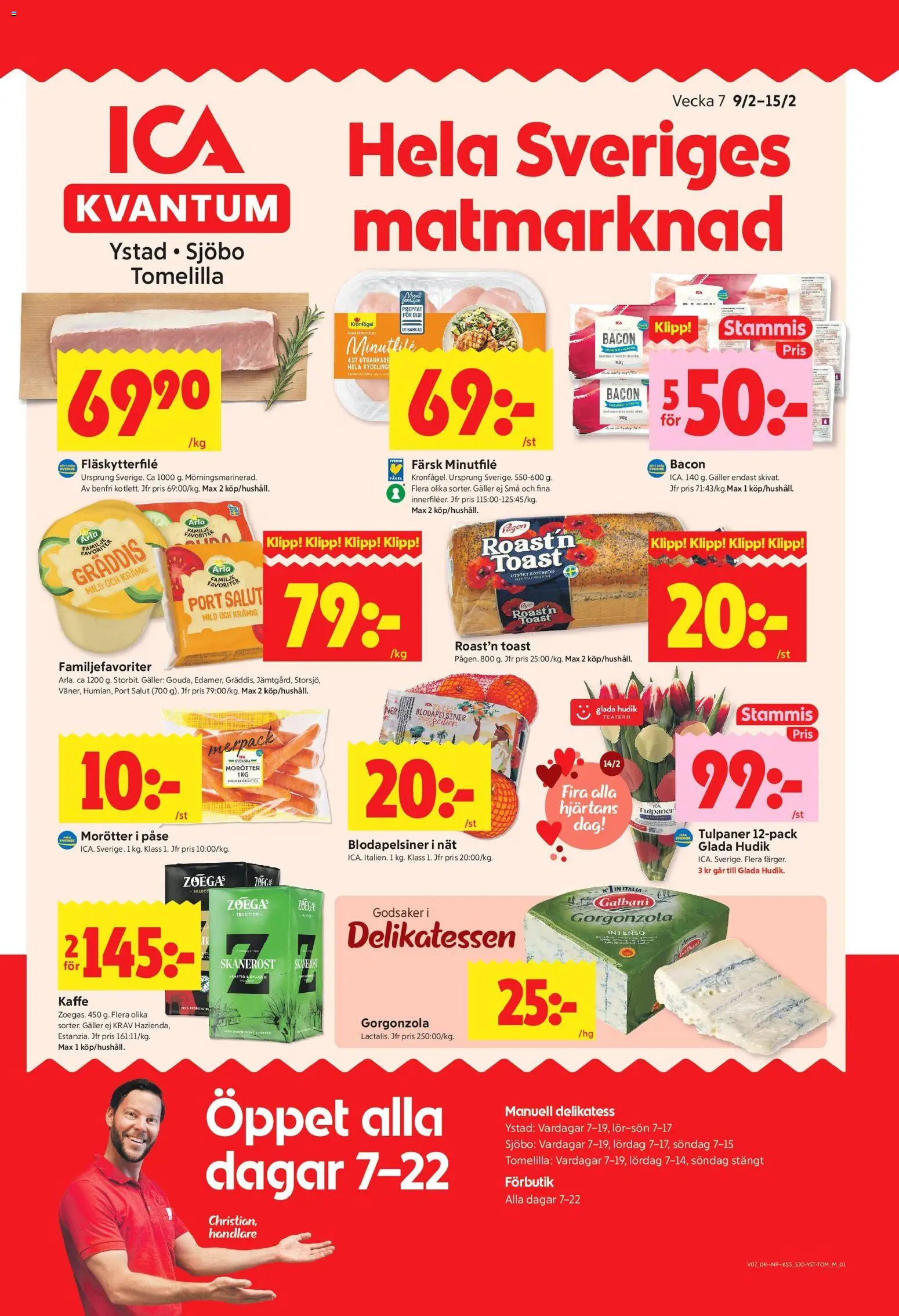 ICA Kvantum reklamblad aktuell från 09.02.2026 | Sida: 1