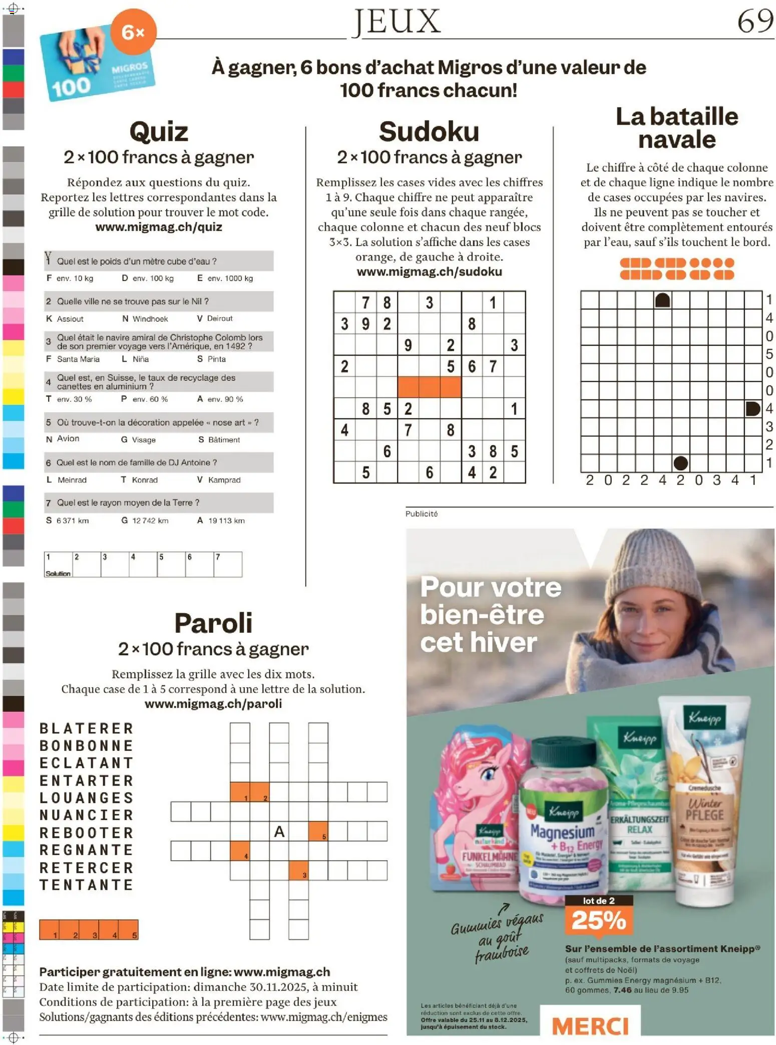 Migros Magazin FR – gültig ab 24.11.2025 | Seite: 69