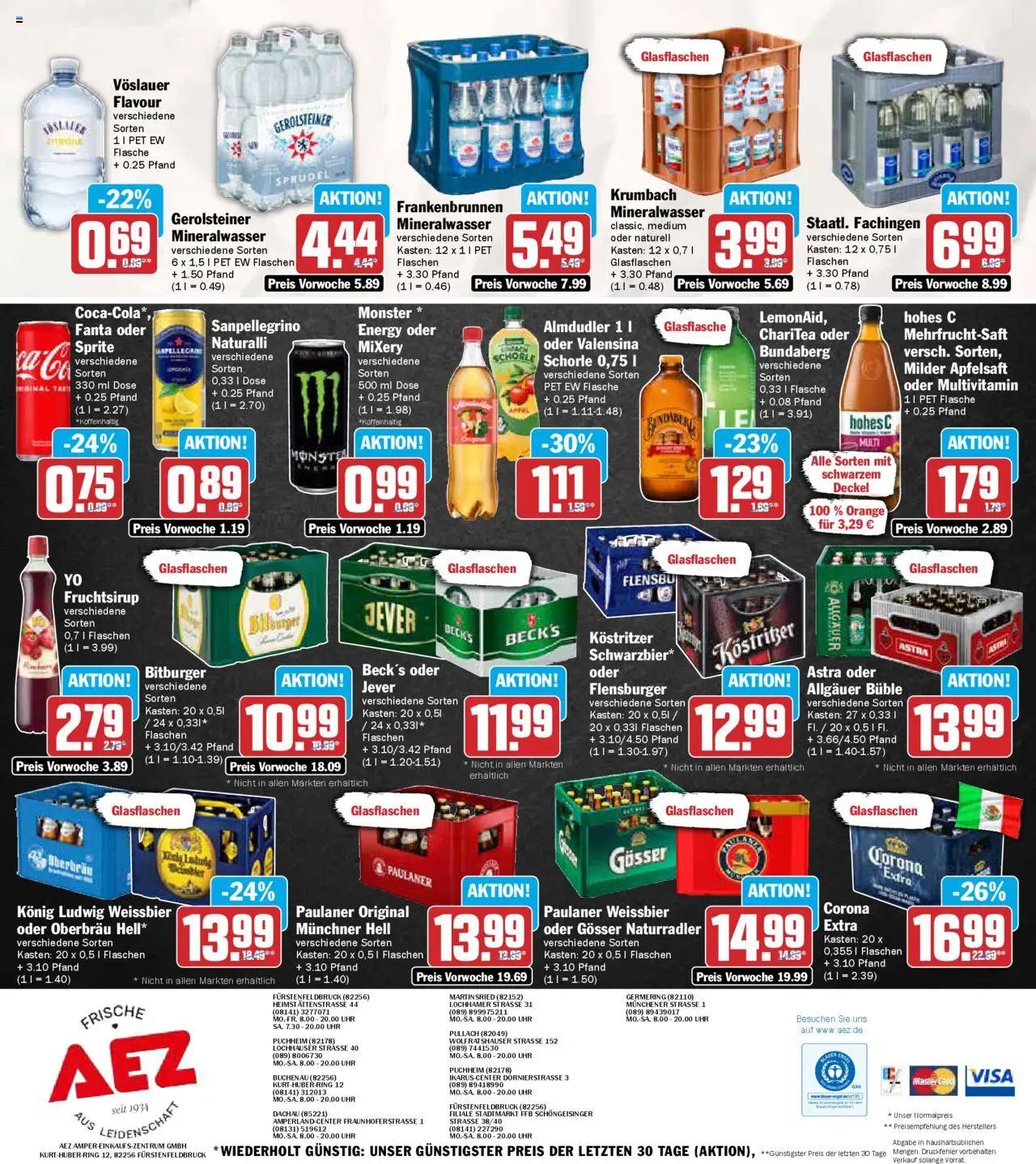 AEZ Prospekt 	 – gültig ab 06.10.2025 | Seite: 16 | Produkte: Weißbier, Äpfel, Apfelsaft, Zitrone