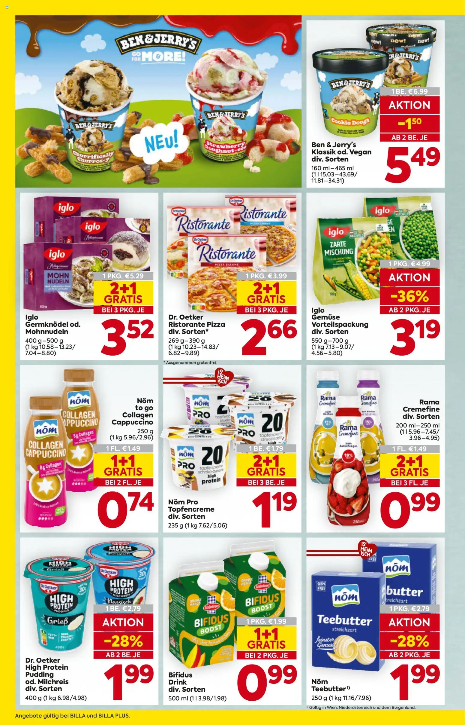 Billa Flugblatt - Niederösterreich gültig ab 05.03.2026 | Seite: 8 | Produkte: Gemüse, Butter, Öl, Nudeln